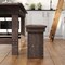 Flash Furniture HERCULES 40'' x 12'' Mahogany Solid Pine Folding Farm Bench XA-B-40X12-MG-GG - alternate 5